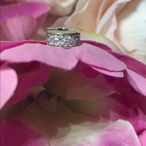 Authentic Silver Pandor Clip Charm